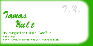 tamas mult business card